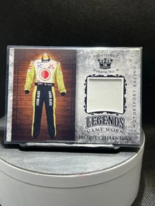 2023 Sportkings Volume 4 Legends Relic Worn in Race #LSM73 Jacques Villeneuve - Picture 1 of 2