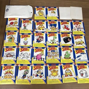 Super Mario World Super Nintendo Secrets Pepsi 26 Card Complete Set W/ Envelope - Picture 1 of 4