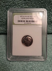 1971-S DCAM Gem Proof Roosevelt Dime - Picture 1 of 2