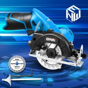 Sierra circular inalámbrica compacta DNA Motoring TOOLS-00173 12 V con hoja + llave hexagonal azul - Imagen 1 de 9
