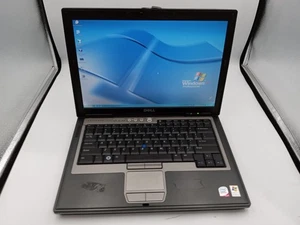 Dell D630 Laptop Intel Core 2 Duo 2GB RAM 160GB HD WinXP RS232 -BAD SPEAKERS -RR - Picture 1 of 6