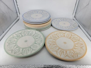 (12) Platos Aperitivos Sur la Mesa Melamina Pastel 3 Colores 6.45" - Imagen 1 de 6