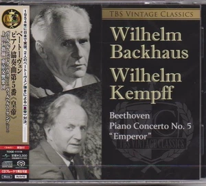 Backhaus/Kempff/Ueda/Tokyo SO - Beethoven: Piano Cto No. 5 [SACD Hybrid] Japan - Picture 1 of 2