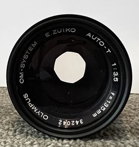 Olympus OM-System F Zuiko Auto T 1:3.5-Lens-With Padded Bag - Picture 1 of 8