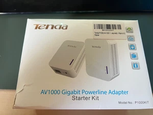 Tenda P1000 AV1000 P1000KIT 1000Mbps Powerline Adaptador Kit - Paquete de 2 - Imagen 1 de 4