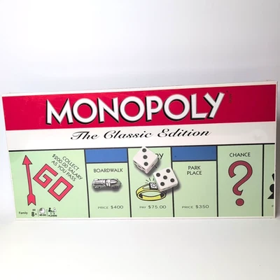 Monopoly The Classic Edition Traditional Board Game Hasbro New Factory Sealed  - Image 1 of 4