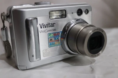Vivitar Digital Camera Vivicam 6300 6.0MP Silver Tested - Image 1 of 4