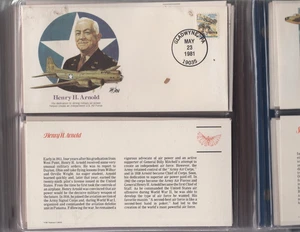 HENRY ARNOLD EE. UU. Historia Postal Pioneros del Vuelo #57 5-23-81 EE. UU. - Imagen 1 de 2