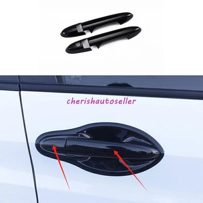 For Honda HR-V Vezel 2016-2021 2022 Glossy Black Outside Door Handle Cover Trim - Imagem 1 de 4