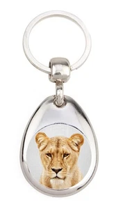 Lionne - Porte clé en métal image 25mm - Imagen 1 de 4