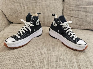 Converse Run Star High Black Platform Shoes 166800C Size Men's 9.5 / Women's 11 - Picture 1 of 10