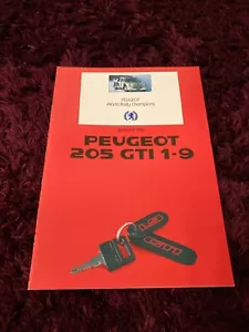Peugeot 205 GTi 1.9 Brochure 1987  - UK Issue - Dated Oct 1986 - Picture 1 of 2