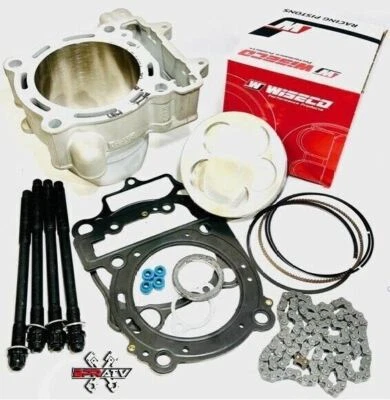 09-15 KX450F KX 450F Stock Replacement Cylinder 96mm Rebuilt Top End Rebuild Kit - Image 1 of 4