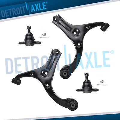 Both (2) New Front Lower Control Arms w/Ball Joints for Hyundai Accent Kia Rio5 - Image 1 of 4