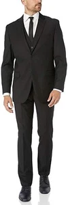 NEW Men's Suit Classic Fit 3-Piece (Jacket, Vets, Trousers) Vested Suit Set - Picture 1 of 10