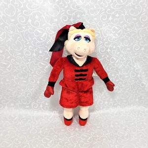 Vestido de terciopelo rojo felpa Madame Alexander 2015 Disney Miss Piggy Muppet 10" - Imagen 1 de 6