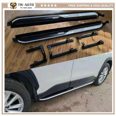 2Pcs Fits for 2022-2025 Toyota Corolla Cross Running Board Side Step Nerf Bar - Image 1 of 4