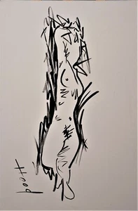 Nude - Painting of Nude in Oil & Acrylic by Sarah Hood - Picture 1 of 4