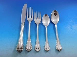 Veranda by Kirk Sterling Silver Flatware Service for 12 Set 61 pieces Vintage - Picture 1 of 7