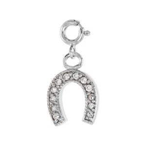 925 Sterling Silber Schmuck Hufeisen Anhänger mit Verschluss - Bild 1 von 1