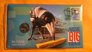 2023 PNC Aussie Big Things Big Swoop $1 Coin and Stamp Cover - Picture 1 of 2