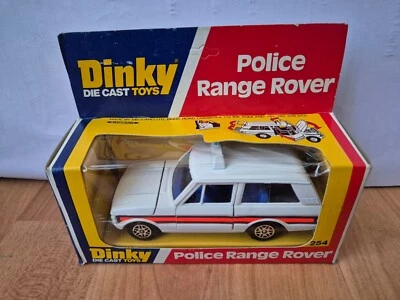 VINTAGE 254 DINKY TOYS POLICE RANGE ROVER CAR MINT IN ORIGINAL BOX - Image 1 of 4