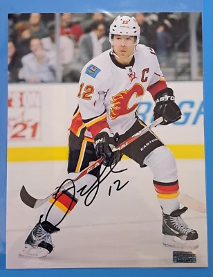 JAROME IGINLA signed AUTOGRAPH 8.5x11 photo FLAMES  COA AUTO Foto 1 de 4