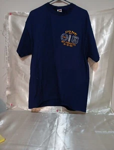FDNY & NYPD Men Tee Shirt GONE BUT NOT FORGOTTON 9-11- 01 - Picture 1 of 7