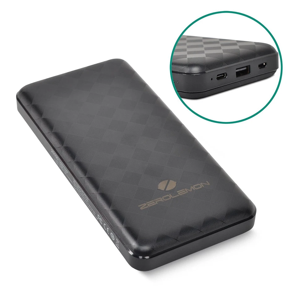 Внешний аккумулятор ZEROLEMON Y911 9000 мАч JuiceStick (черный) - Изображение 1 из 2