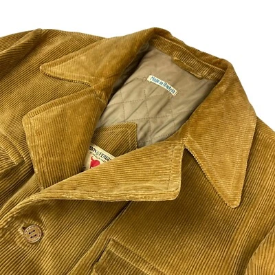 VTG Gordon & Ferguson x Field & Stream Men's Corduroy Field Coat Brown • Size 42 - Image 1 of 4