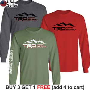 TRD Off Road Long Sleeve T-Shirt Toyota Racing Development Sport Truck BTY02 - Picture 1 of 22