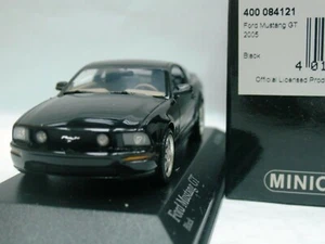 WOW EXTREMELY RARE Ford Mustang GT V8 Fastback 2+2 2005 Black 1:43 Minichamps-RS - Picture 1 of 3