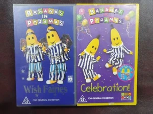 Bananas in Pyjamas VHS Video Tape Bundle - Wish Fairies & Celebration - Picture 1 of 7
