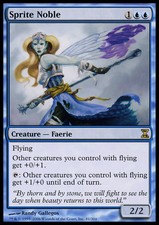 Sprite Noble - Foil ~ Moderately Played Time Spiral MTG Magic UltimateMTG Blue C