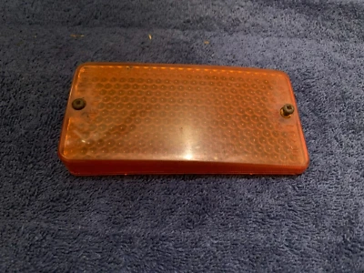 Lente ámbar Stars Park/Turn Signal solo #1.112.00 - #1.116.00 Fiat 124 1968-69 Foto 1 de 4