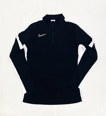 Nike Dri-FIT Academy 23 Fútbol Taladro Top 1/4 Cremallera Pullover Para Mujer M Negro DR1354 Foto 1 de 2