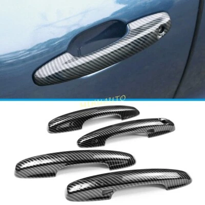 For 2020-2025 Ford Escape Kuga Focus4 Carbon Fiber Door Handle Cover Strip Trim - Image 1 of 4