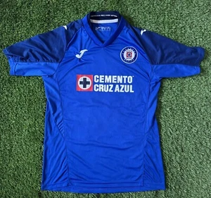 CRUZ AZUL YOSHIMAR YOTUN 2020/21 JOMA HOME SOCCER JERSEY MENS LARGE - Picture 1 of 5