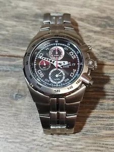 PULSAR BY SEIKO, CHRONOGRAPH HERREN UHR, TACHYMETER, 7T62-X136 - Bild 1 von 12