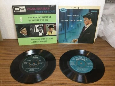 2 EPs Frank Sinatra Story Of Love, Night & Day *In Wrong Cover Wee Small Hours* - Image 1 of 4