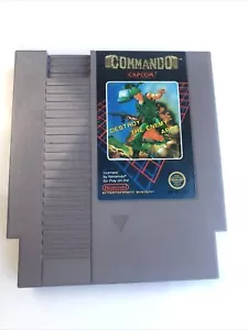 Commando Destroy The Enemy Army Official Nintendo Entertainment System NES - Picture 1 of 3
