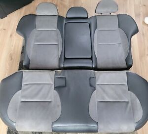 Full Set Rover 75 MG ZT Saloon Grey & Black Alcantara Front & Rear Seat 