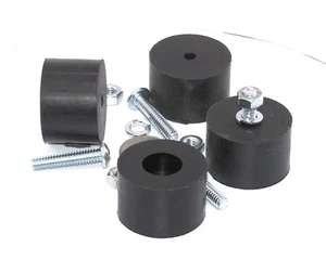 Natural Black Rubber Feet - Compressors, Industrial Equipment, Generators + Hdwe - Picture 1 of 6