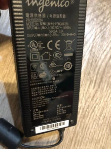 Ingenico PSM24W-080 296198809 AC Power Adapter for iSC 250, 480 OEM p88 - Picture 1 of 4