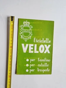 Fabbre & Gagliardi Fahrräder Velox 50er Jahre Modelle Original Prospekt - Bild 1 von 3