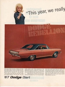 Carro publicitario impreso vintage DODGE 1967 Dart dijo que no se podía hacer coche - Imagen 1 de 1