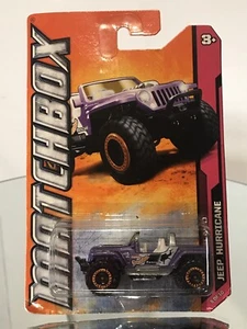 Matchbox Jeep Hurricane Purple MBX Island Made In Thailand 2011 - Picture 1 of 6