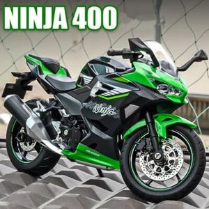 Modelo a escala 1:12 para moto diecast deportiva de aleación Kawasaki Ninja 400 - Imagen 1 de 21