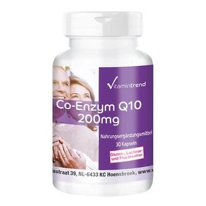 Coenzym Q10 200 mg - 30 Kapseln für 30 Tage, hochdosiert, VEGAN | Vitamintrend - Bild 1 von 11