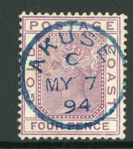 Gold Coast 1884 British Colony 4¢ QV Scott # 17 Nice Cancel S241 Cover